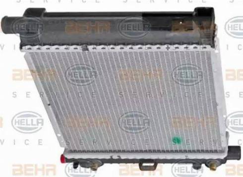 HELLA 8MK 376 711-311 - Радиатор, охлаждение двигателя autospares.lv