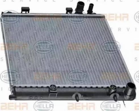 HELLA 8MK 376 718-611 - Радиатор, охлаждение двигателя autospares.lv