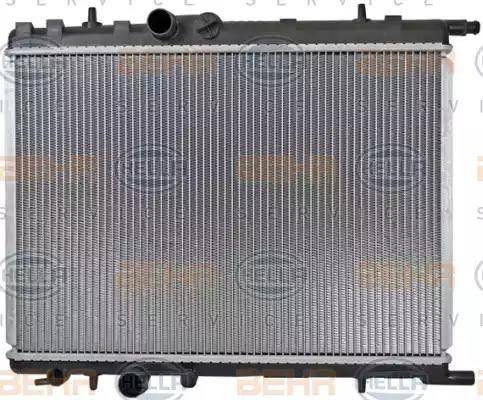 HELLA 8MK 376 718-054 - Радиатор, охлаждение двигателя autospares.lv