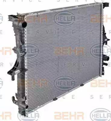 HELLA 8MK 376 718-781 - Радиатор, охлаждение двигателя autospares.lv