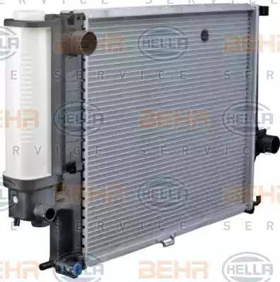 HELLA 8MK 376 713-081 - Радиатор, охлаждение двигателя autospares.lv