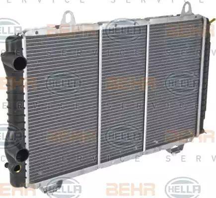 HELLA 8MK 376 717-521 - Радиатор, охлаждение двигателя autospares.lv