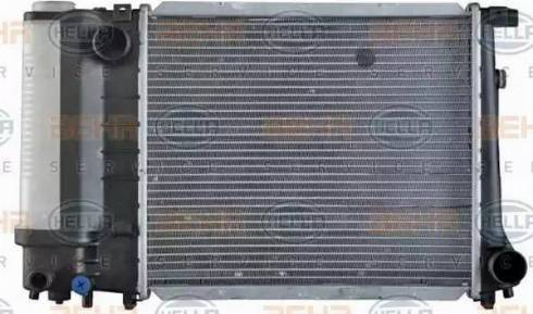 HELLA 8MK 376 717-221 - Радиатор, охлаждение двигателя autospares.lv