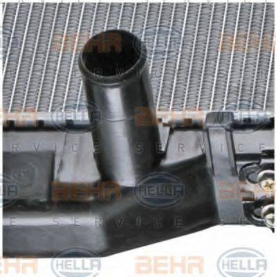 HELLA 8MK 376 781-521 - Радиатор, охлаждение двигателя autospares.lv