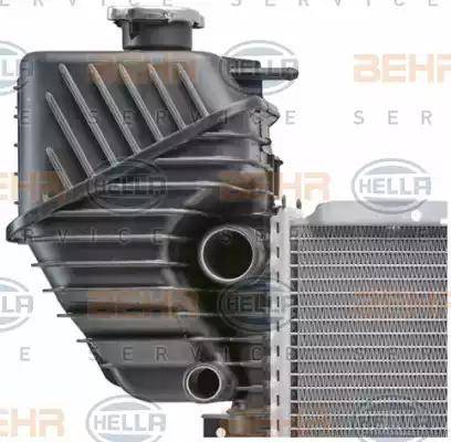 HELLA 8MK 376 721-631 - Радиатор, охлаждение двигателя autospares.lv