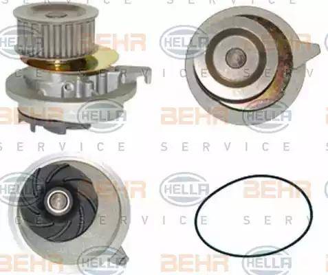 HELLA 8MP 376 804-311 - Водяной насос autospares.lv