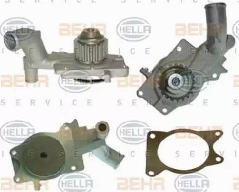 HELLA 8MP 376 804-231 - Водяной насос autospares.lv