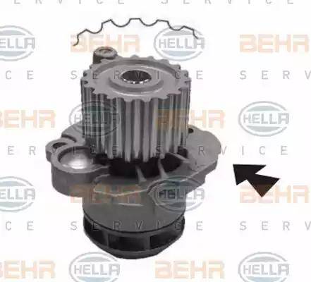 HELLA 8MP 376 800-554 - Водяной насос autospares.lv