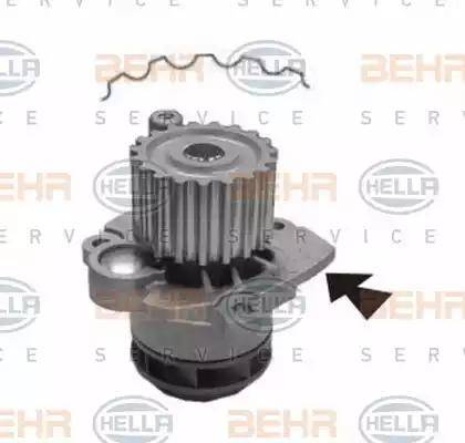 HELLA 8MP 376 800-024 - Водяной насос autospares.lv