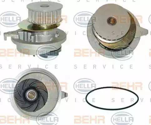 HELLA 8MP 376 800-721 - Водяной насос autospares.lv