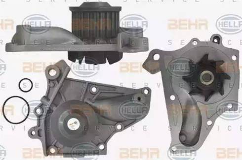 HELLA 8MP 376 801-401 - Водяной насос autospares.lv