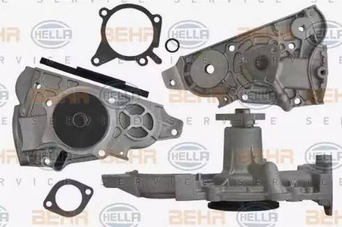 HELLA 8MP 376 801-681 - Водяной насос autospares.lv