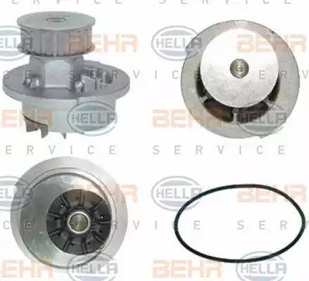 HELLA 8MP 376 803-431 - Водяной насос autospares.lv