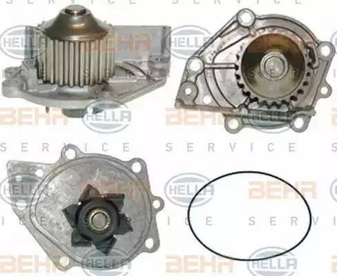 HELLA 8MP 376 803-591 - Водяной насос autospares.lv