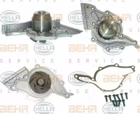 HELLA 8MP 376 802-511 - Водяной насос autospares.lv