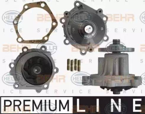 HELLA 8MP 376 802-581 - Водяной насос autospares.lv