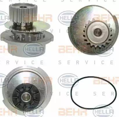 HELLA 8MP 376 802-611 - Водяной насос autospares.lv