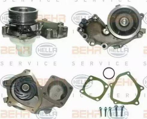 HELLA 8MP 376 807-321 - Водяной насос autospares.lv