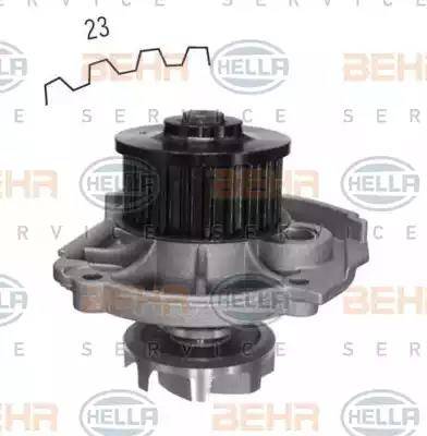 HELLA 8MP 376 810-004 - Водяной насос autospares.lv