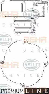 HELLA 8MY 376 743-451 - Крышка, резервуар охлаждающей жидкости autospares.lv