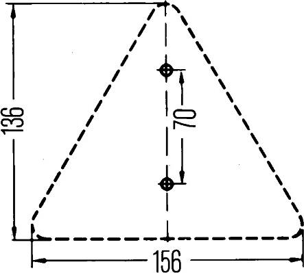 HELLA 8RA 002 020-001 - Отражатель autospares.lv