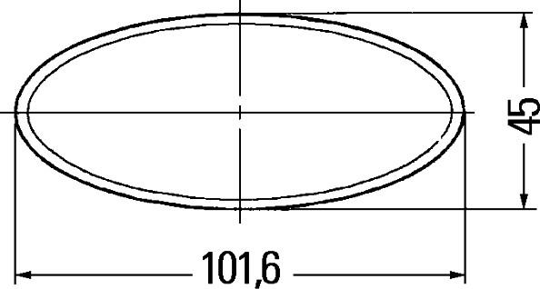 HELLA 8RA 343 160-002 - Отражатель autospares.lv