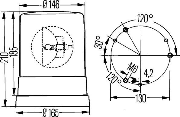 HELLA 2RL 004 958-111 - Проблесковый маячок autospares.lv