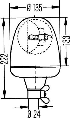 HELLA 2RL 006 846-001 - Проблесковый маячок autospares.lv