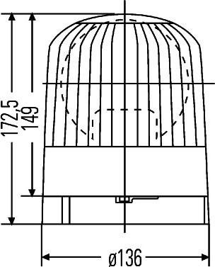 HELLA 2RL 007 552-001 - Проблесковый маячок autospares.lv