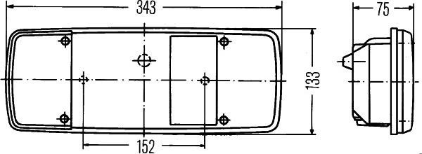 HELLA 2SK 003 567-651 - Задний фонарь autospares.lv