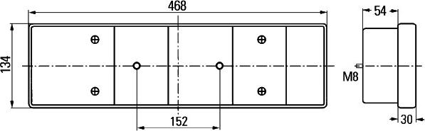 HELLA 2VD 008 204-071 - Задний фонарь autospares.lv