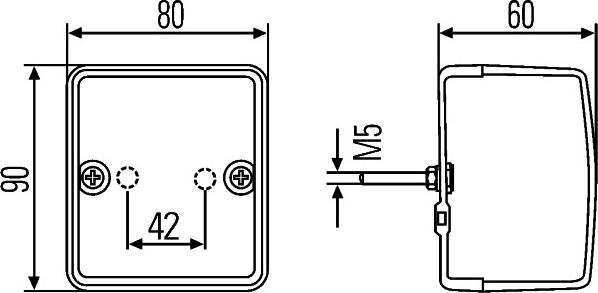 HELLA 2ZR 996 012-101 - Фара заднего хода autospares.lv