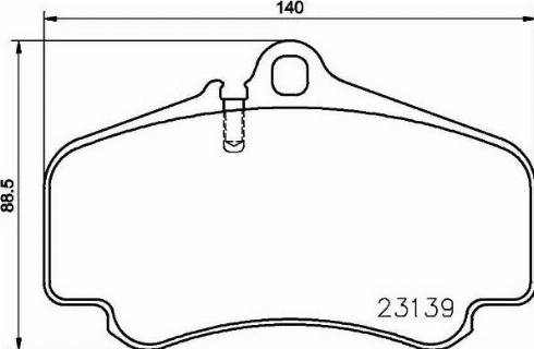 HELLA PAGID 8DB 355 009-841 - Тормозные колодки, дисковые, комплект autospares.lv