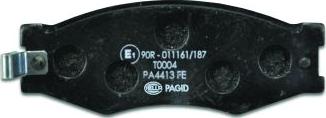 HELLA PAGID 8DB 355 005-621 - Тормозные колодки, дисковые, комплект autospares.lv