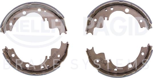 HELLA PAGID 8DB 355 000-751 - Комплект тормозных колодок, барабанные autospares.lv