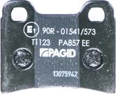 HELLA PAGID 8DB 355 008-151 - Тормозные колодки, дисковые, комплект autospares.lv