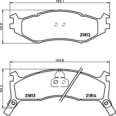 HELLA PAGID 8DB 355 008-221 - Тормозные колодки, дисковые, комплект autospares.lv