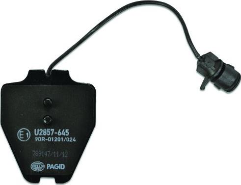 HELLA PAGID 8DB 355 008-791 - Тормозные колодки, дисковые, комплект autospares.lv