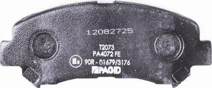 HELLA PAGID 8DB 355 015-911 - Тормозные колодки, дисковые, комплект autospares.lv