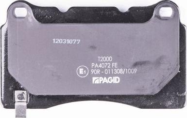 HELLA PAGID 8DB 355 015-481 - Тормозные колодки, дисковые, комплект autospares.lv