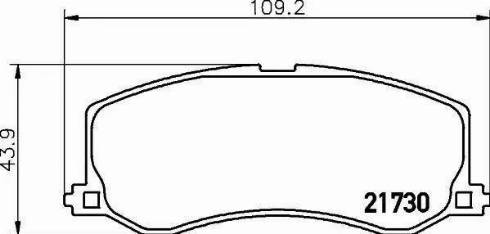 HELLA PAGID 8DB 355 016-811 - Тормозные колодки, дисковые, комплект autospares.lv