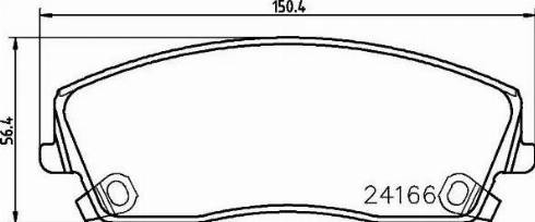 HELLA PAGID 8DB 355 011-901 - Тормозные колодки, дисковые, комплект autospares.lv