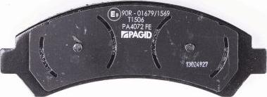 HELLA PAGID 8DB 355 011-911 - Тормозные колодки, дисковые, комплект autospares.lv