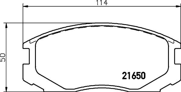 HELLA PAGID 8DB 355 017-161 - Тормозные колодки, дисковые, комплект autospares.lv