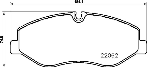 HELLA PAGID 8DB 355 031-841 - Тормозные колодки, дисковые, комплект autospares.lv