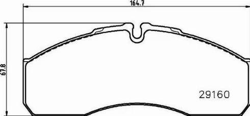 HELLA PAGID 8DB 355 020-701 - Тормозные колодки, дисковые, комплект autospares.lv