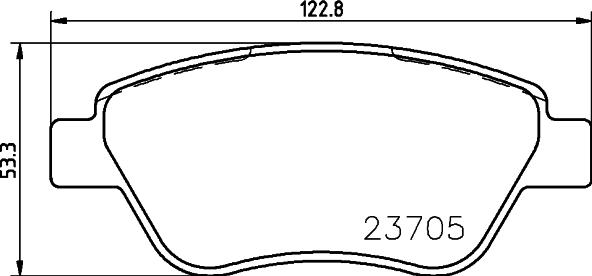 Remy RAP2245 - Тормозные колодки, дисковые, комплект autospares.lv