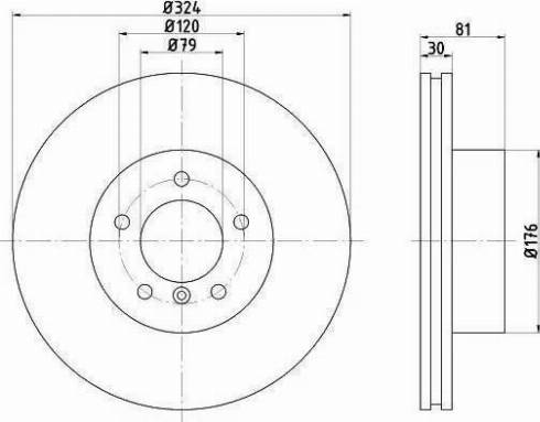 E.T.F. 19-0265 - Тормозной диск autospares.lv