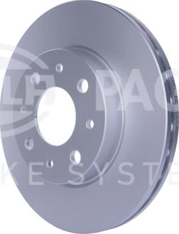 HELLA PAGID 8DD 355 109-121 - Тормозной диск autospares.lv