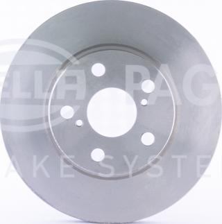 HELLA PAGID 8DD 355 104-901 - Тормозной диск autospares.lv